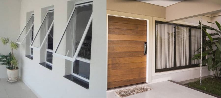 Janela de quarto com persiana