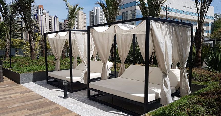 ideias de pergolado com piscina para inspirar