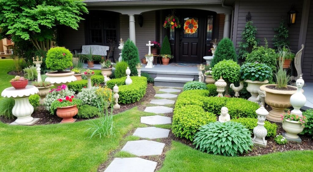 jardim simples e pequeno