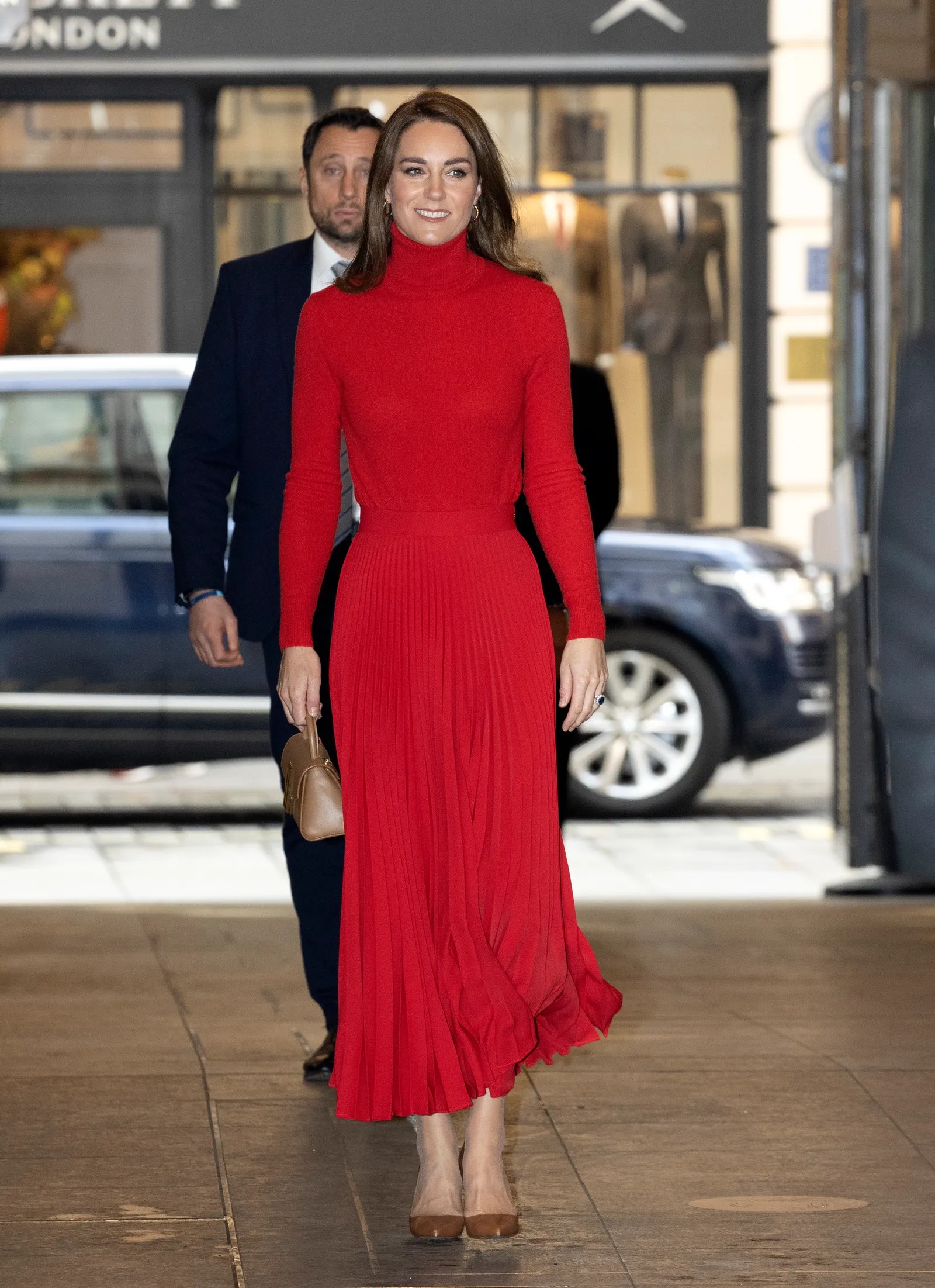 kate middleton vestido vermelho