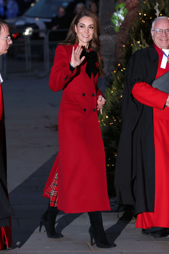melhores looks kate middleton vestido vermelho