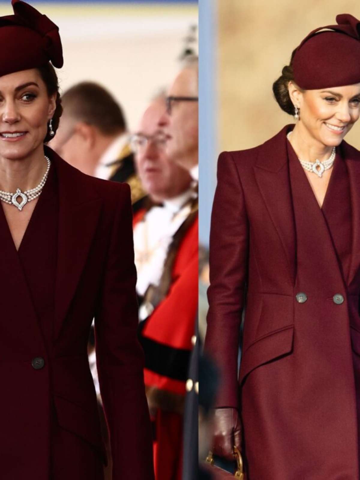 melhores looks kate middleton vestido vermelho