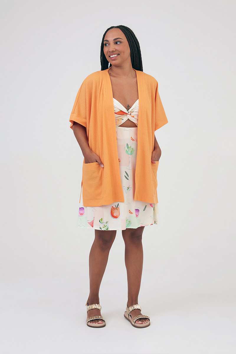 preço médio de kimono feminino de seda