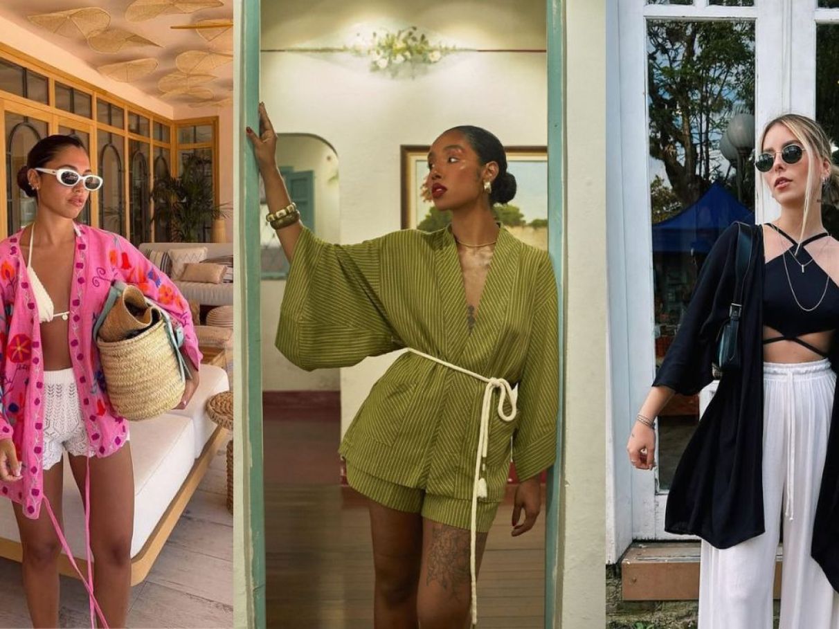 preço médio de kimono feminino de seda