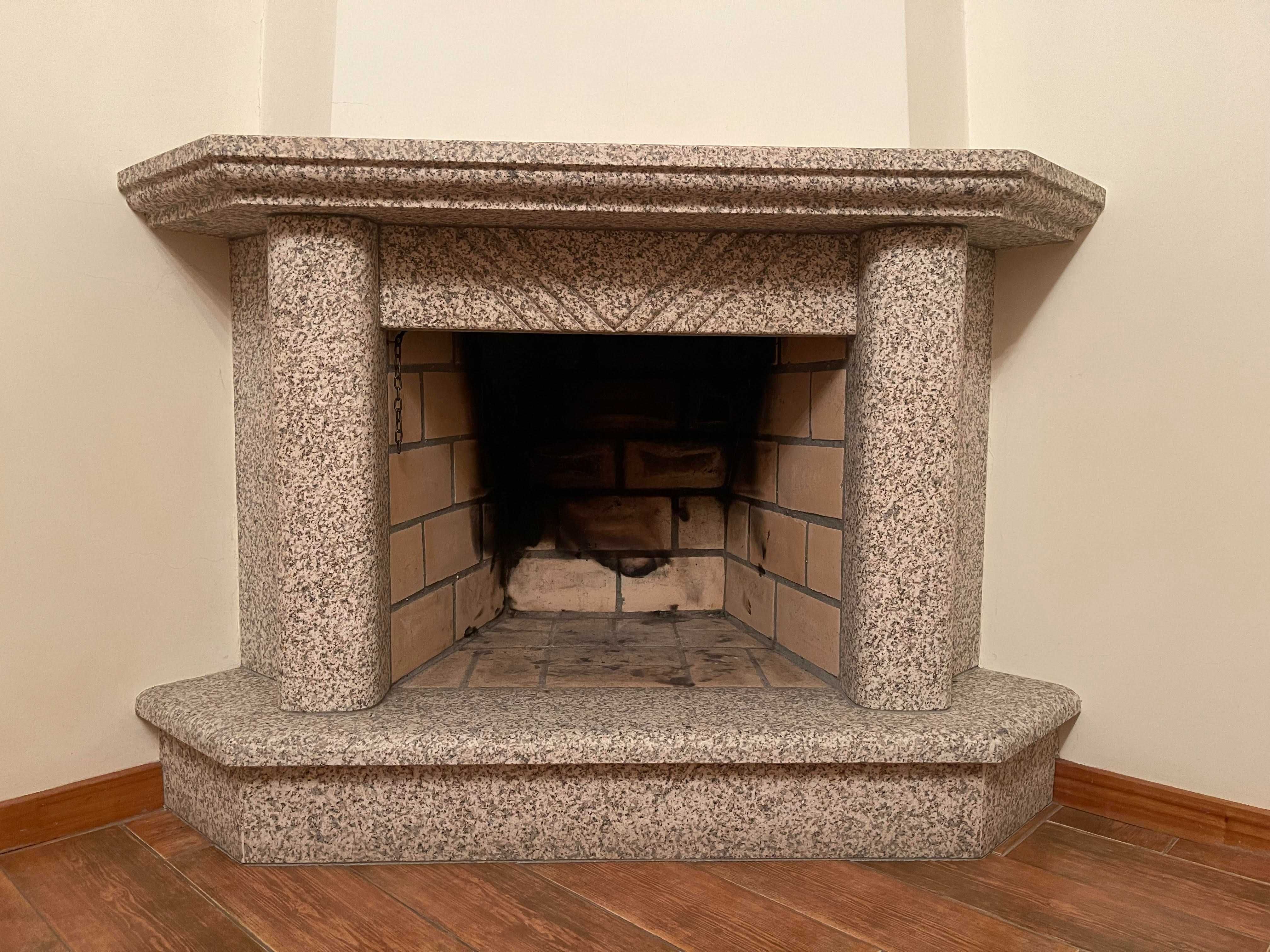 lareira de canto a lenha