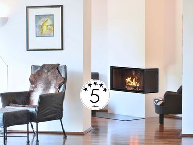 lareira de canto a lenha