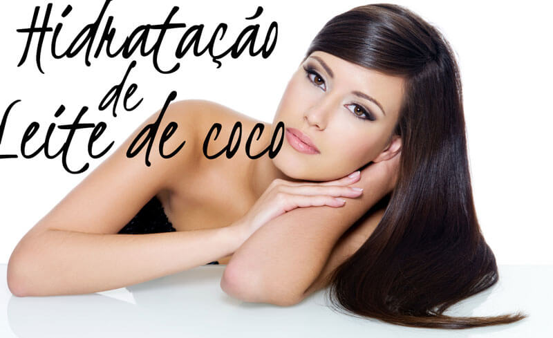melhores receitas de hidratação com leite de coco para cabelos secos