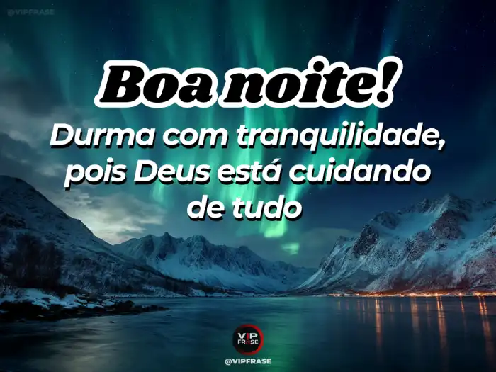 pensamentos de boa noite com deus