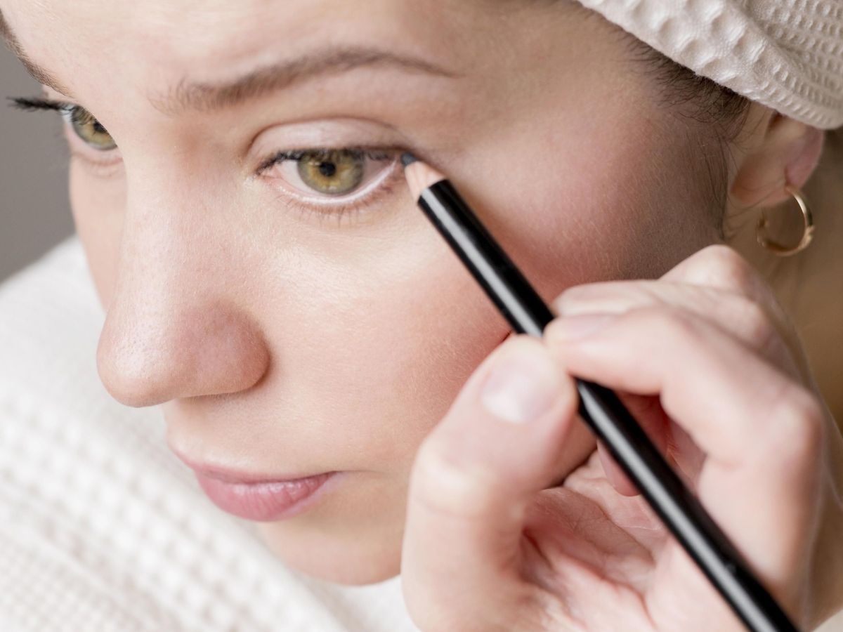 linha d água dos olhos