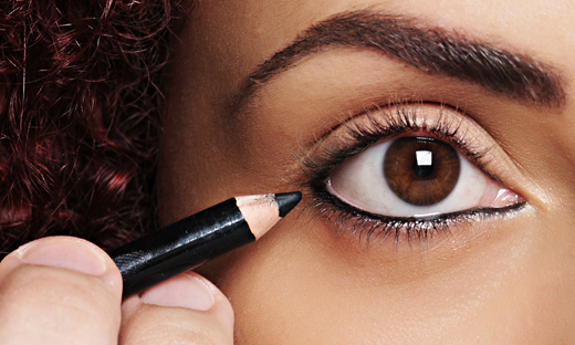 linha d água dos olhos