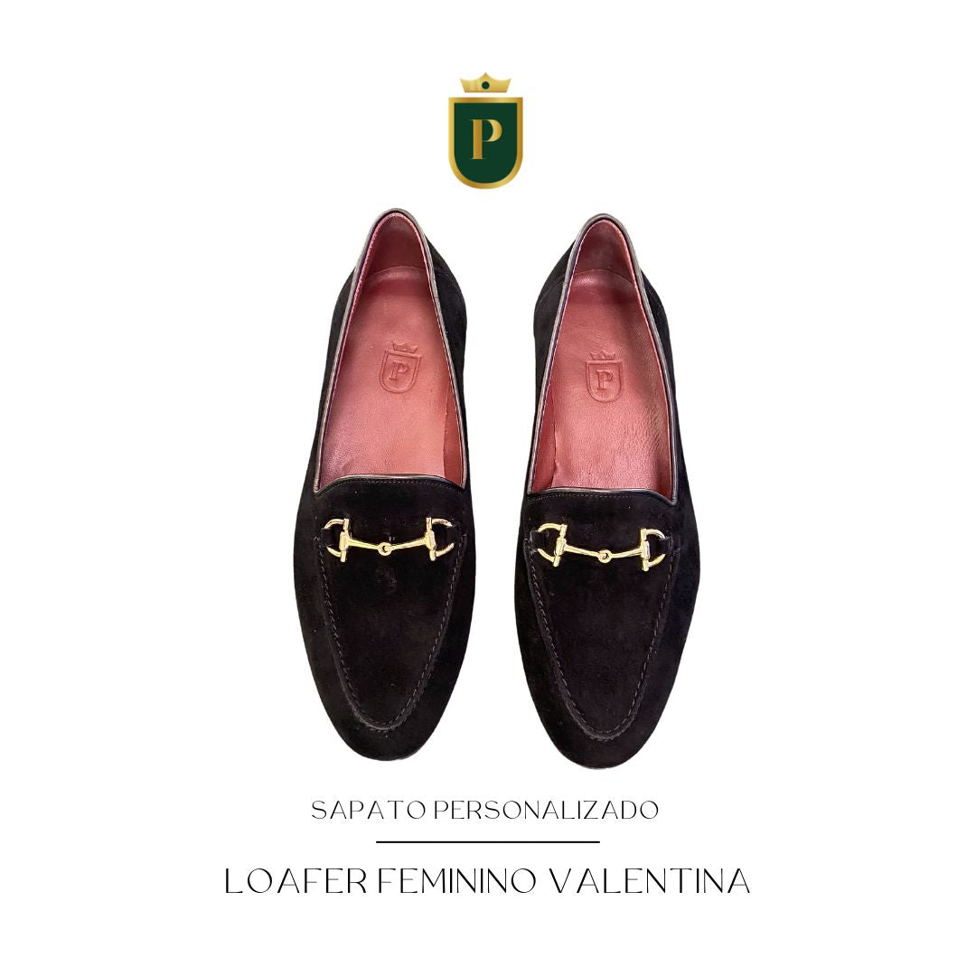 loafer feminino com corrente