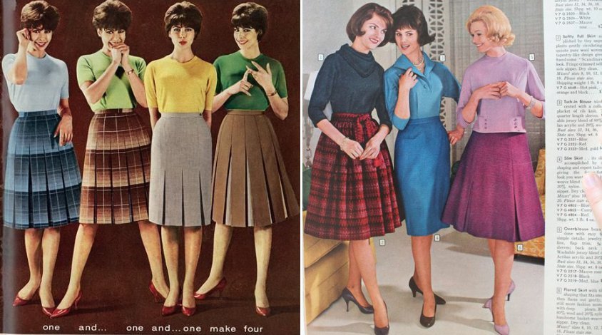 look anos 60 feminino para festa vs anos 70