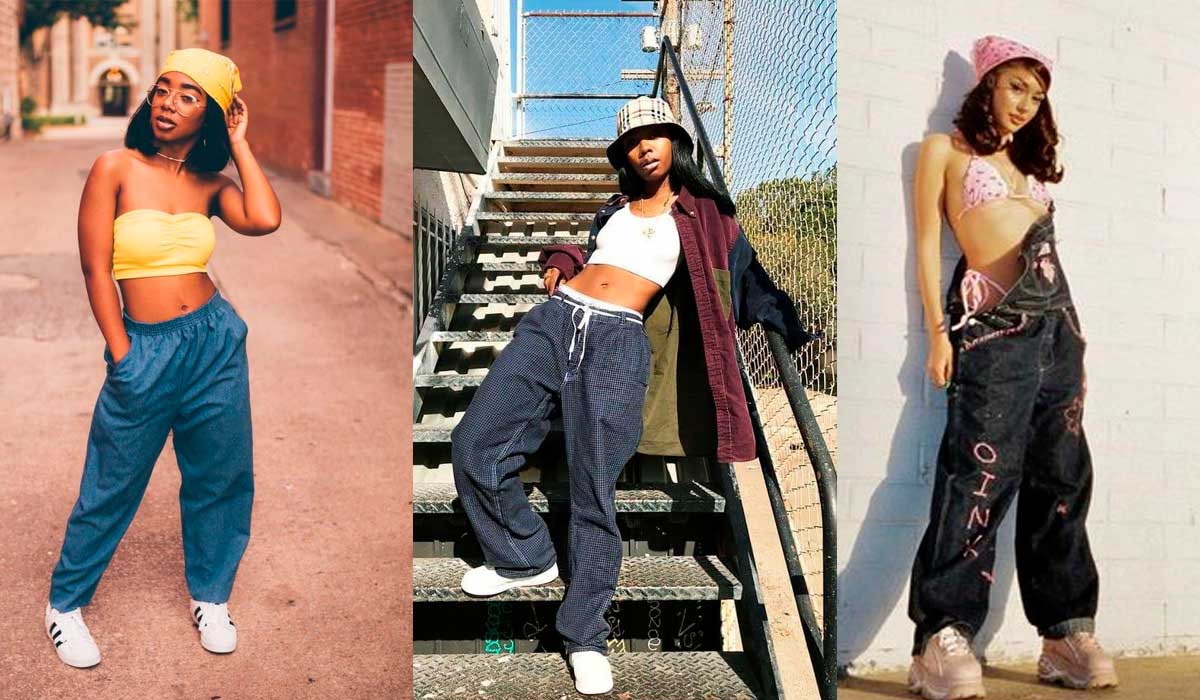 roupas oversized anos 90