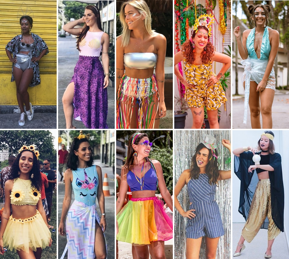 looks de carnaval com crochê