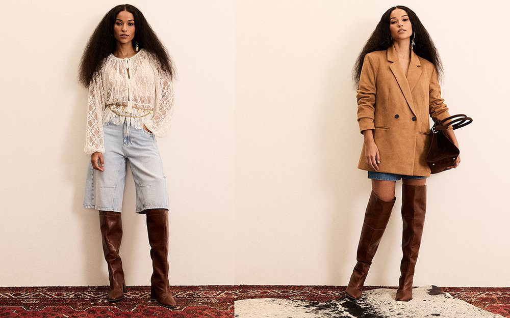 inspiração look bota over the knee 2026