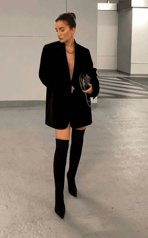 Look com bota over the knee 2026