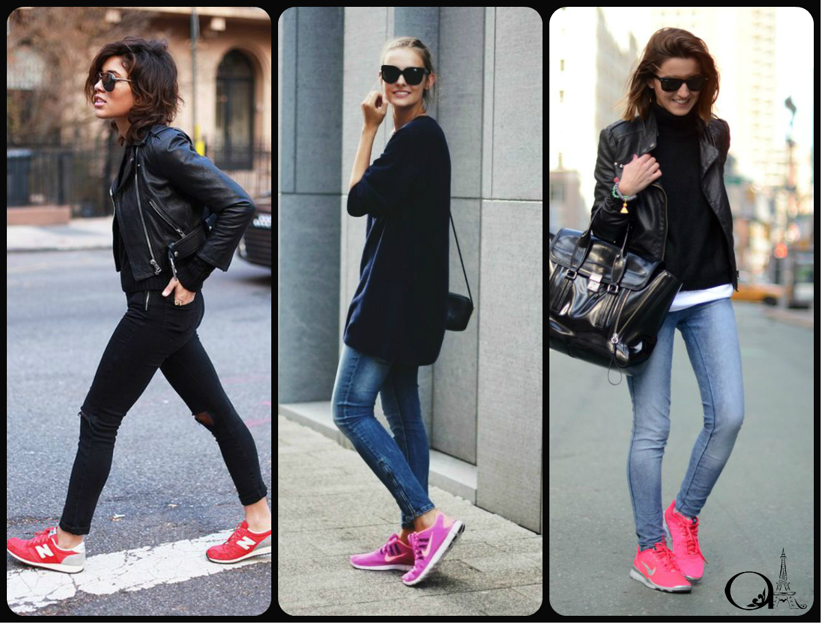 Look Com Tênis Preto Feminino