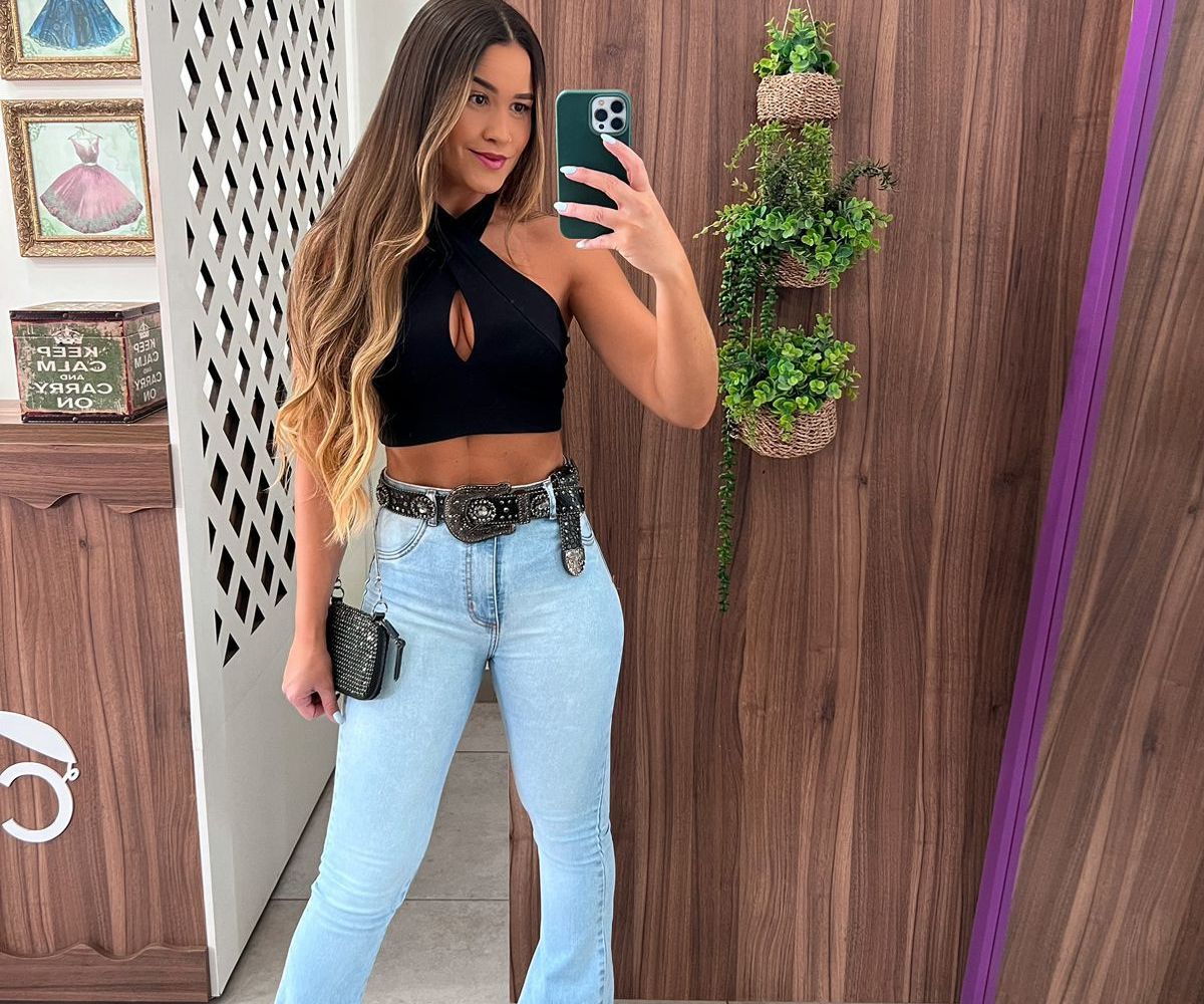 look country feminino com brilho