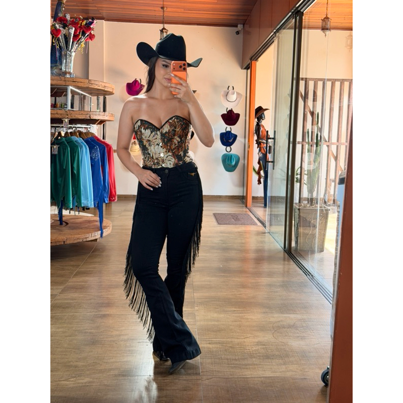 look country feminino com renda