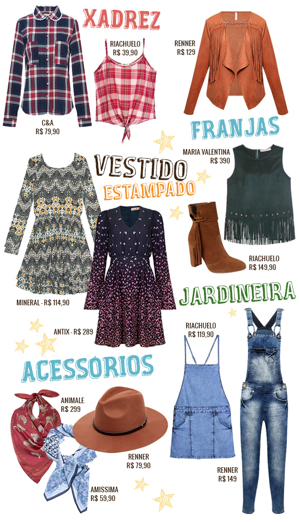 quanto custa montar um look festa junina completo