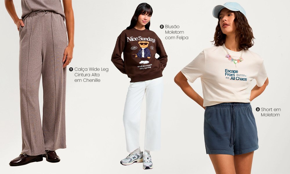 Look homewear feminino chique e confortável