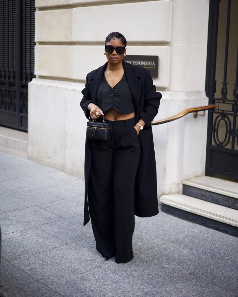 inspiração look preto feminino para festa