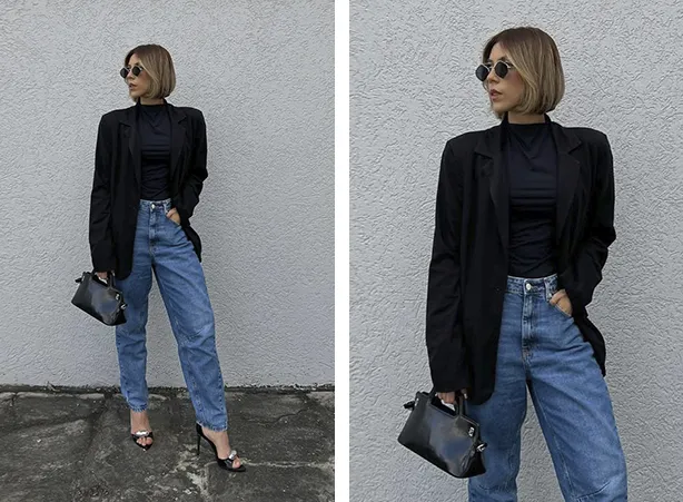 erros ao usar look todo preto