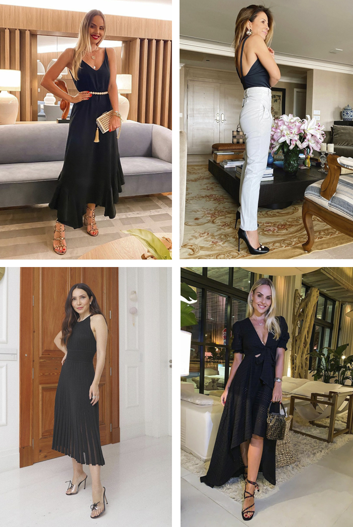 erros ao usar look todo preto