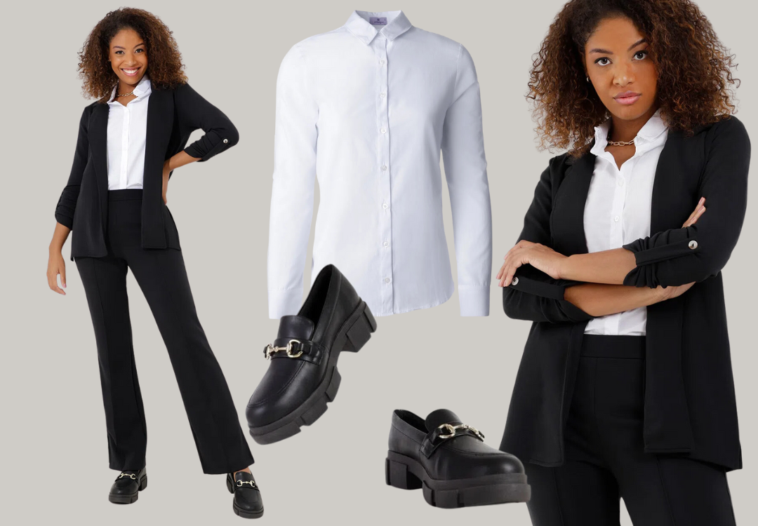 look social feminino com vestido midi