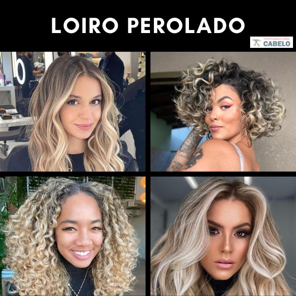 luzes peroladas em morenas