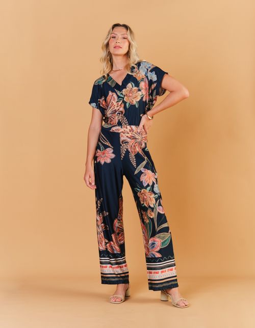 macacão feminino longo de viscose