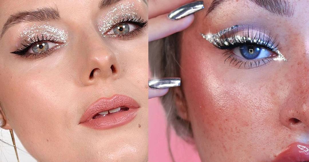 inspiração maquiagem réveillon brilho