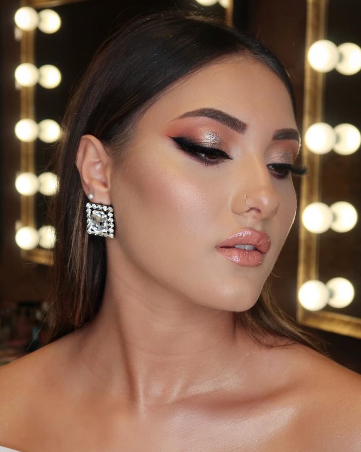 inspiração maquiagem réveillon brilho