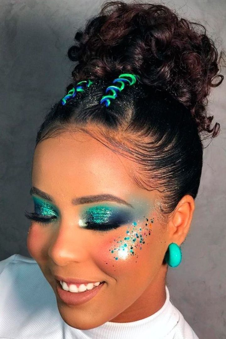 maquiagem dourada vs prata para réveillon