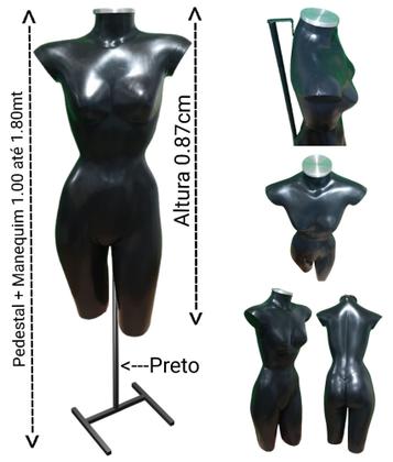 manequim feminino plastico