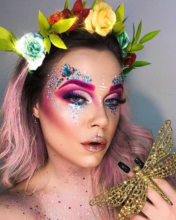 melhores ideias maquiagem artística halloween carnaval