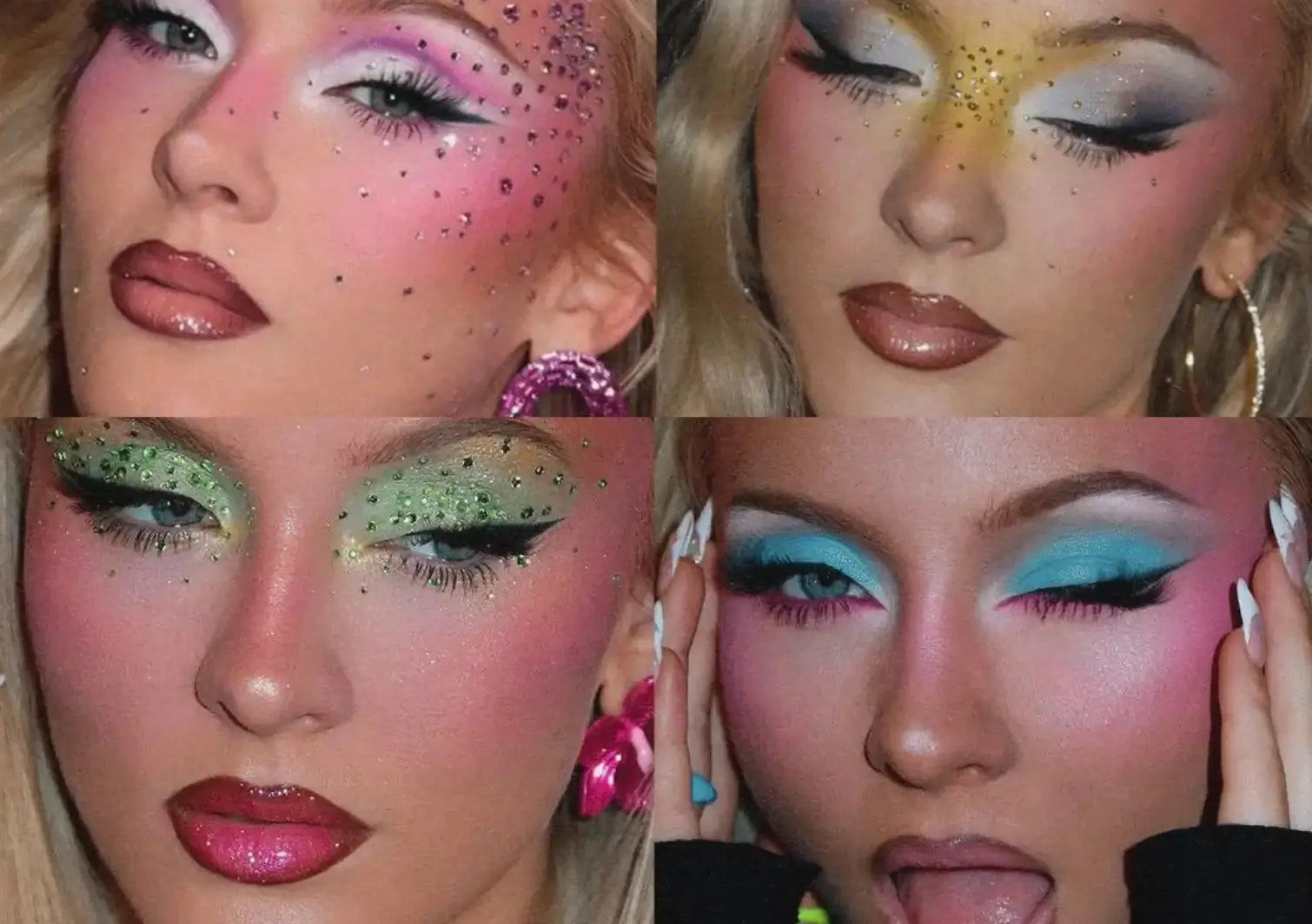 maquiagem carnaval pedraria