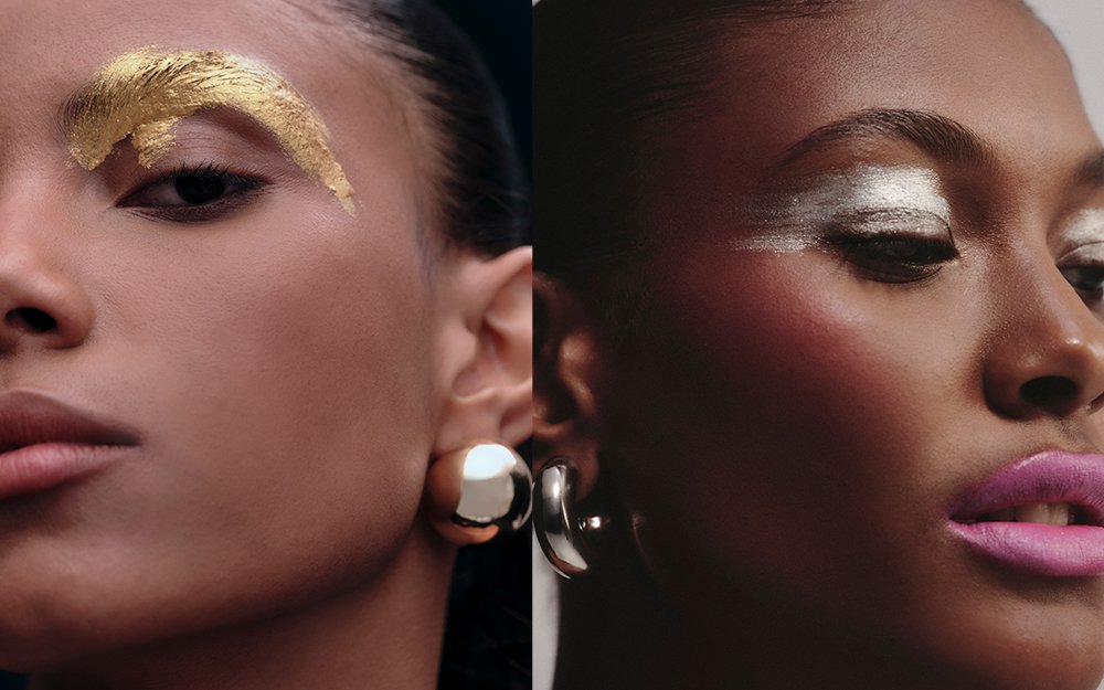 maquiagem clara com delineador