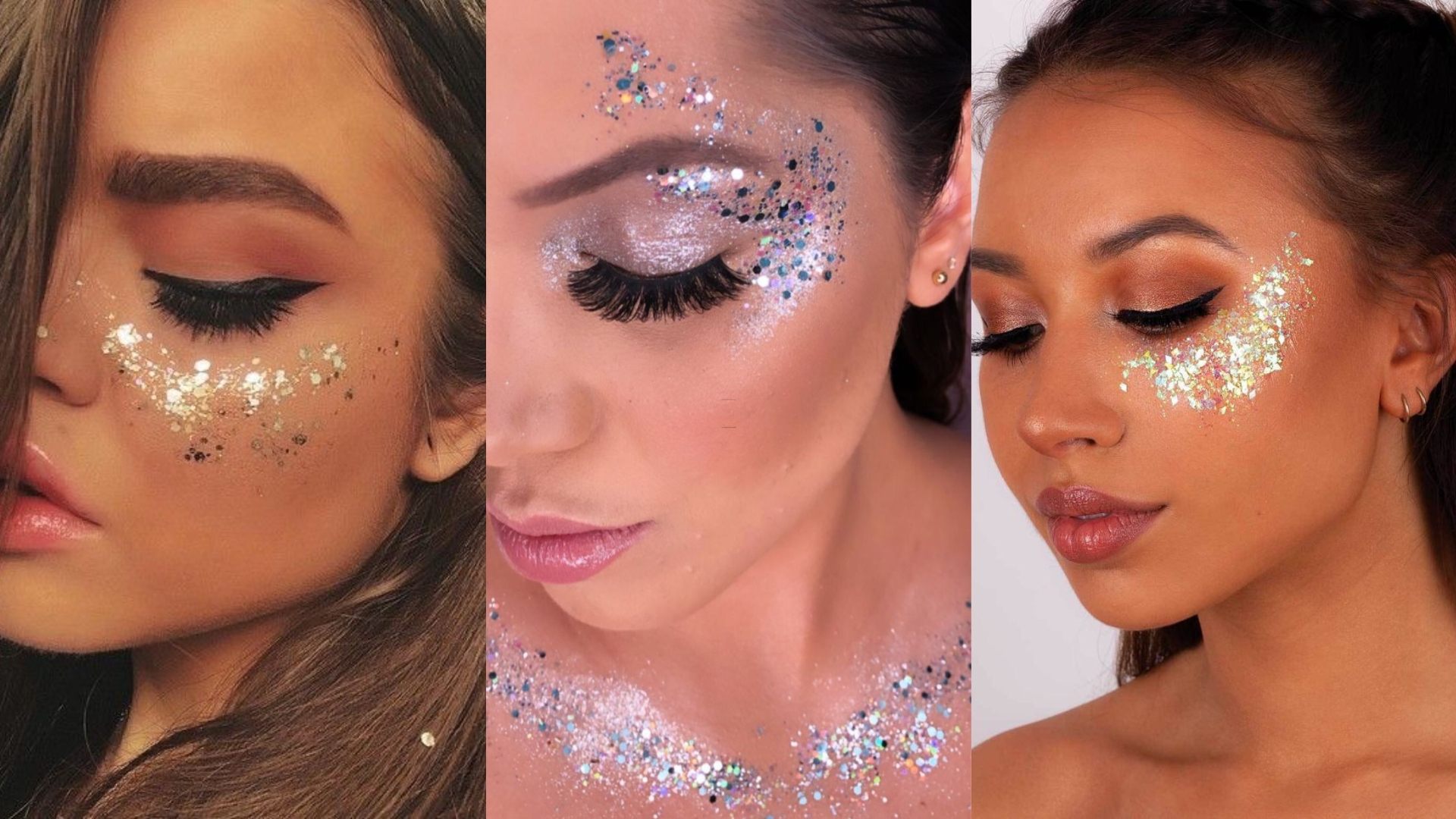 maquiagem com glitter