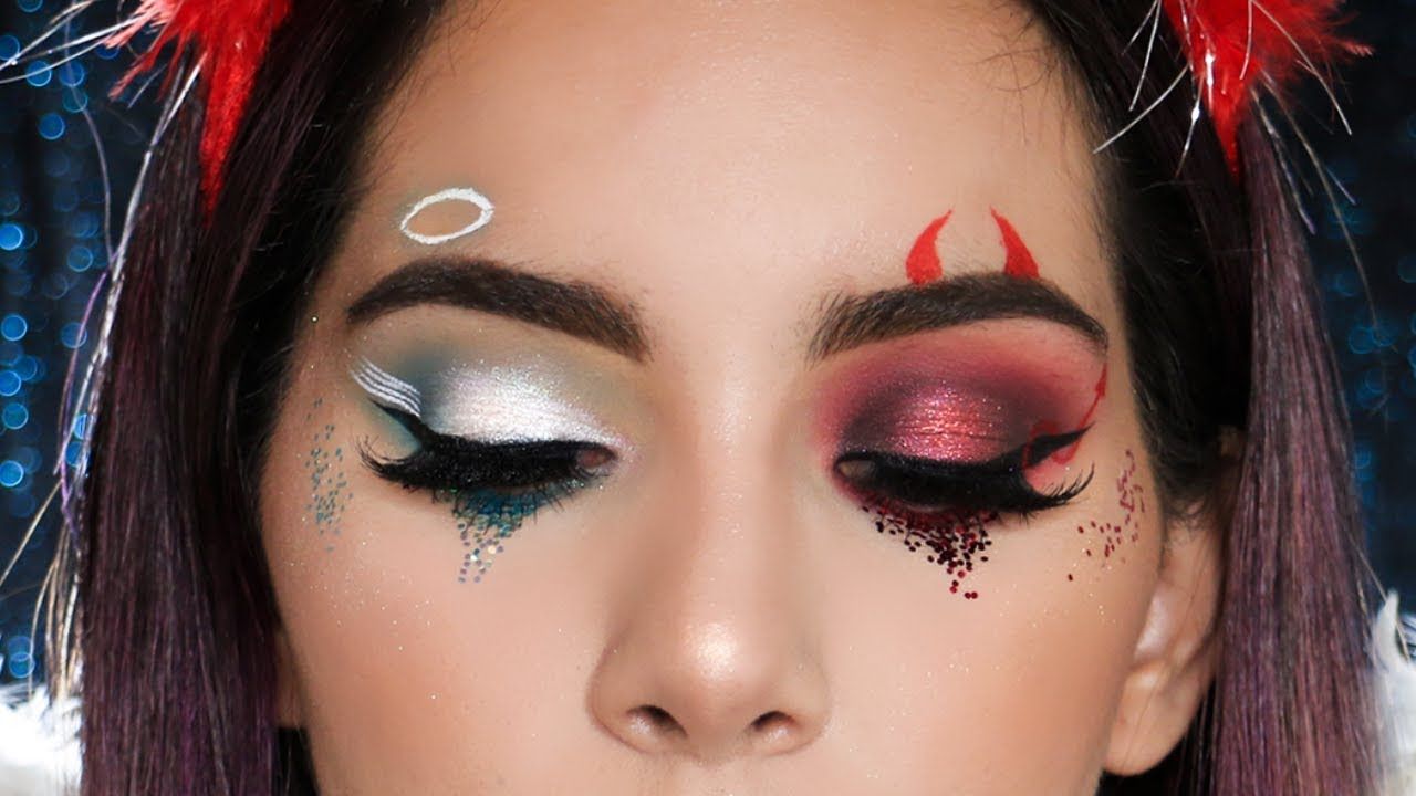 ideias de maquiagem de diaba para halloween