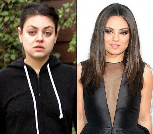 maquiagem mila kunis
