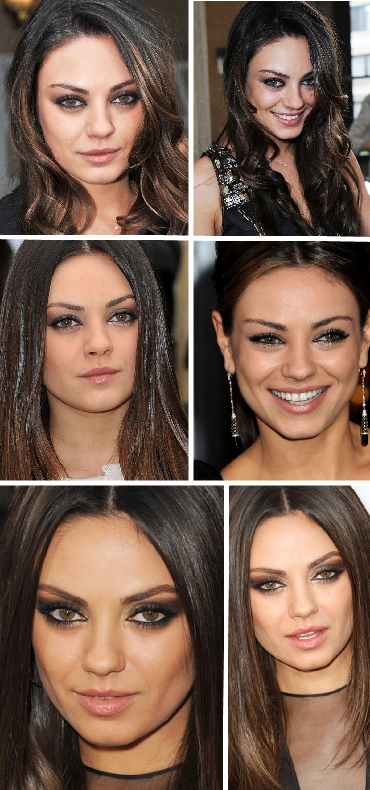 maquiagem mila kunis