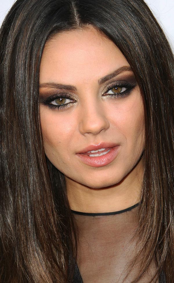 maquiagem mila kunis