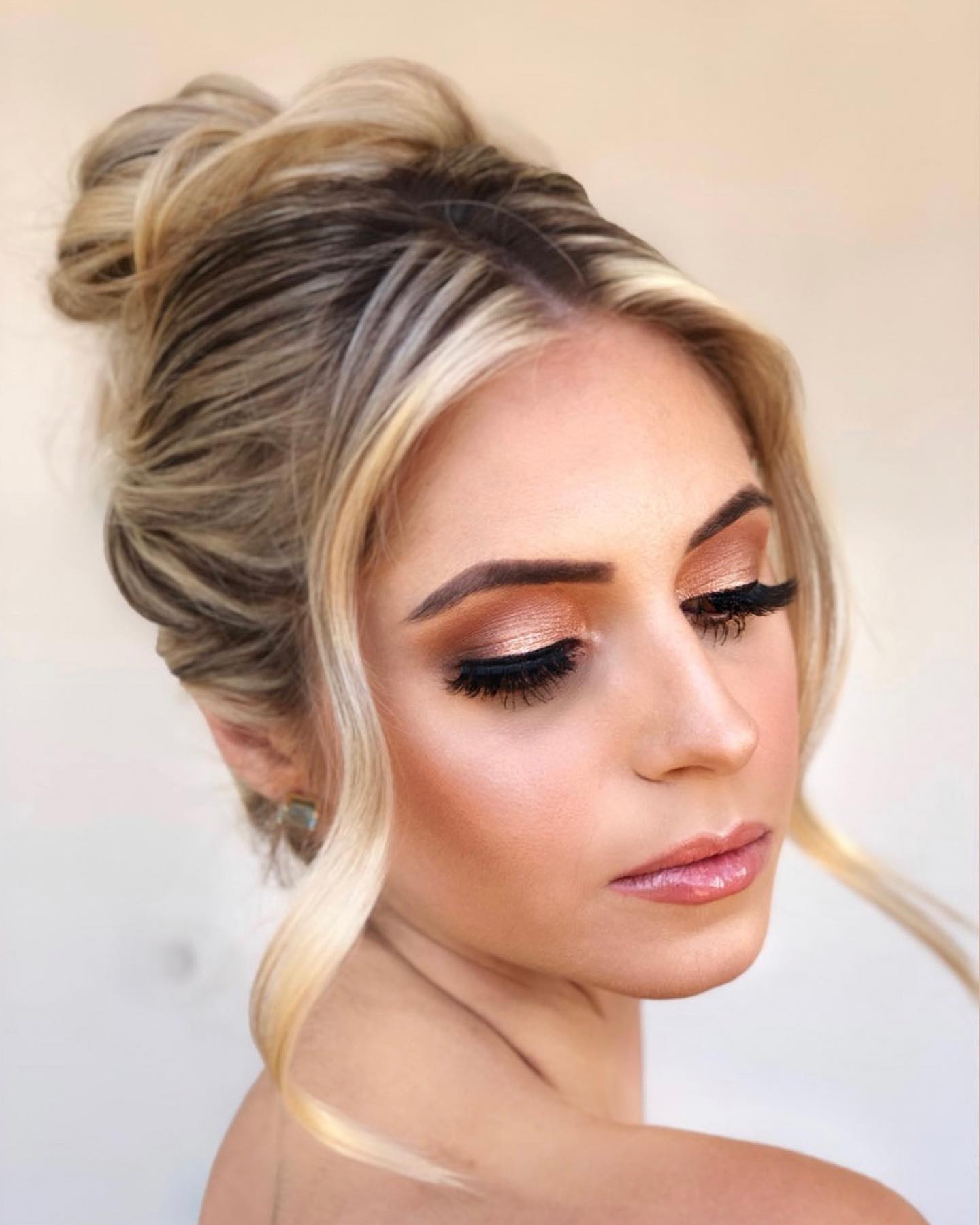 inspiração maquiagem noiva dia casamento ao ar livre