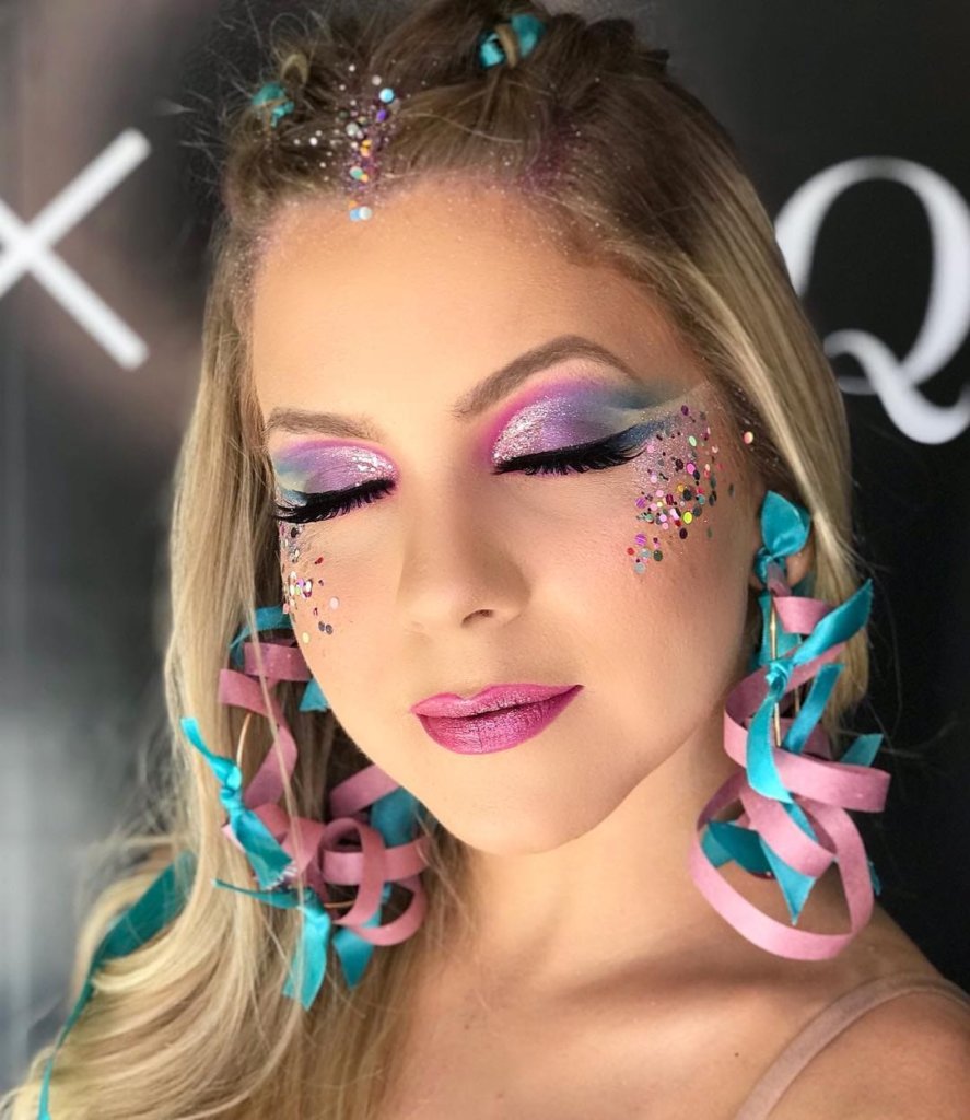 maquiagem carnaval fácil