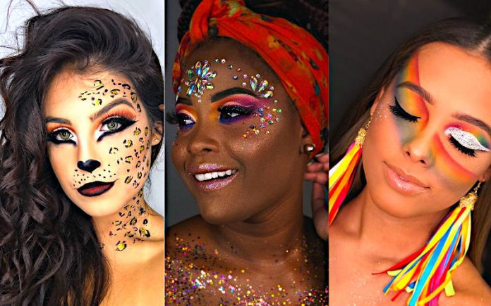 maquiagem carnaval 2025