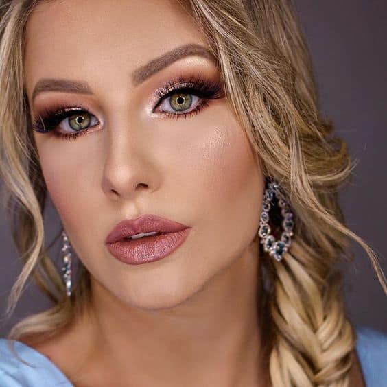 maquiagem casamento dia com delineado