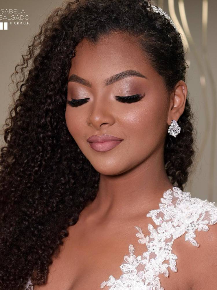 maquiagem casamento dia com gloss