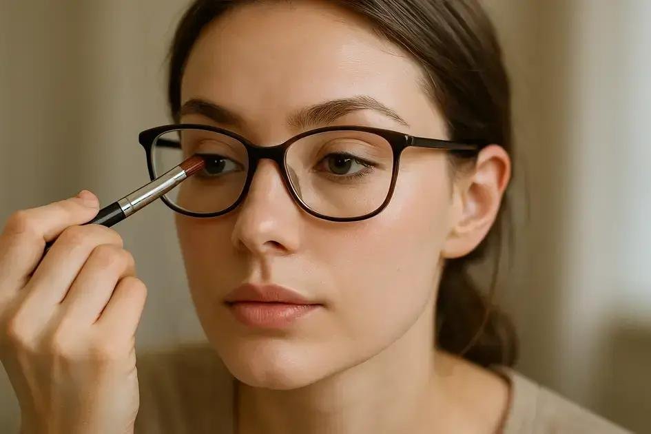maquiagem para quem usa oculos