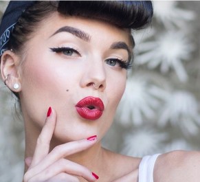 inspiração maquiagem pin up para festas